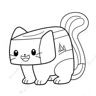 Gato Nyan Páginas Para Colorir