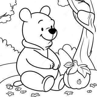 Pagina Para Colorir Do Dia De Acao De Gracas Do Winnie The Pooh 42841-35678