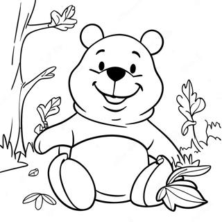 Pagina Para Colorir Do Dia De Acao De Gracas Do Winnie The Pooh 42841-35680