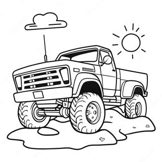 Pagina Para Colorir De Caminhao De Lama Off Road 42861-35707