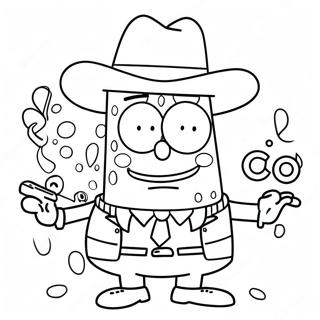 Pagina Para Colorir Do Spongebob Gangster 42921-35756