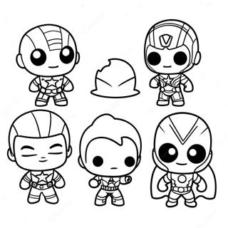 Pagina Para Colorir Dos Avengers Chibi Fofinhos 42931-35746