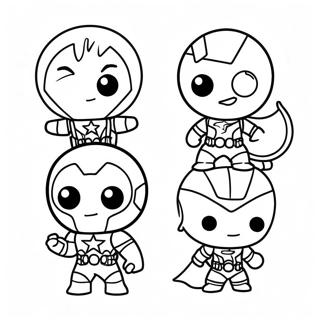 Pagina Para Colorir Dos Avengers Chibi Fofinhos 42931-35748