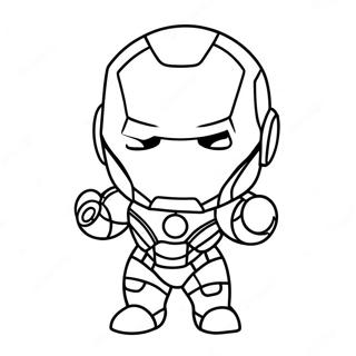 Pagina Para Colorir Do Chibi Homem De Ferro Adoravel 42932-35749