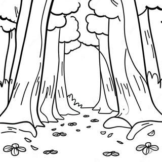 Pagina Para Colorir Da Floresta 4310-3476