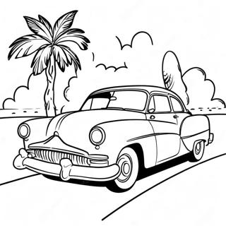 Pagina Para Colorir Carro Retro Dos Anos 50 43122-35895