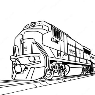 Pagina Para Colorir Trem Csx 43172-35931