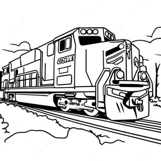 Pagina Para Colorir Trem Csx 43172-35932