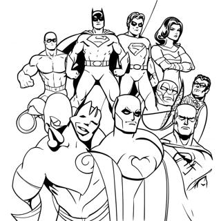 Pagina Para Colorir Super Herois Da Dc 431-342