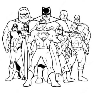 Pagina Para Colorir Super Herois Da Dc 431-343