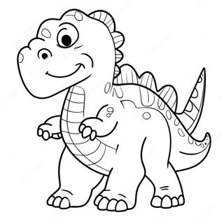 Pagina Para Colorir Do Grande Dinossauro 43242-35987