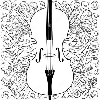 Pagina Para Colorir Do Violoncelo 43252-35994