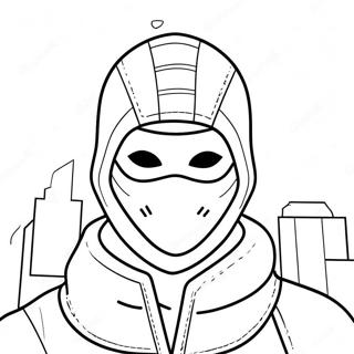 Ninja Do Fortnite Páginas Para Colorir