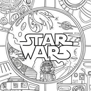 Pagina Para Colorir Do Logo De Star Wars 43372-36096