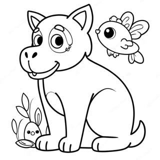 Pagina Para Colorir De Animais Terapeuticos 43383-36108