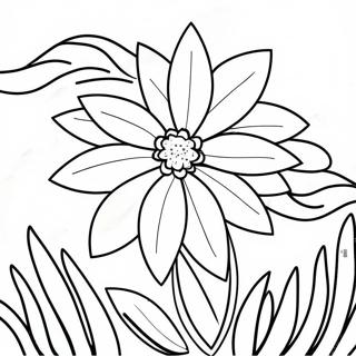 Pagina Para Colorir Da Bela Flor Do Estado De Nebraska Em Flor 43393-36112