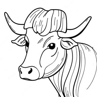 Pagina Para Colorir Do Longhorn Do Texas 43402-36119