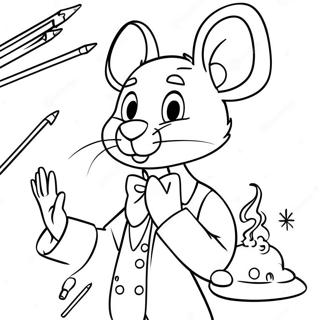 Geronimo Stilton Páginas Para Colorir