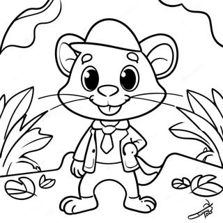 Pagina Para Colorir Geronimo Stilton Aventureiro Na Selva 43463-36172