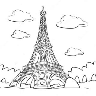 Pagina Para Colorir Torre Eiffel 43492-36190