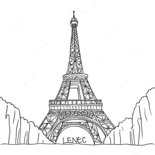 Pagina Para Colorir Torre Eiffel 43492-36192