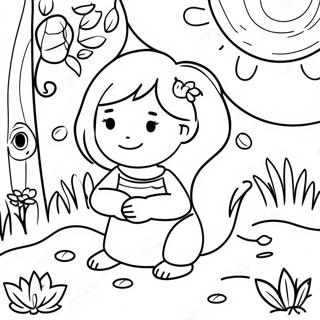 Pagina Para Colorir De Exploracao Da Natureza Montessori 43553-36246