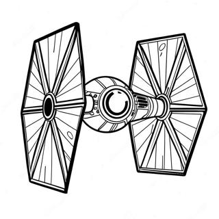 Pagina Para Colorir Do Tie Fighter Classico Em Batalha 43633-36313