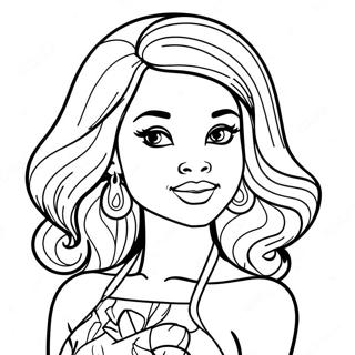 Pagina Para Colorir Da Barbie Negra 43662-36339