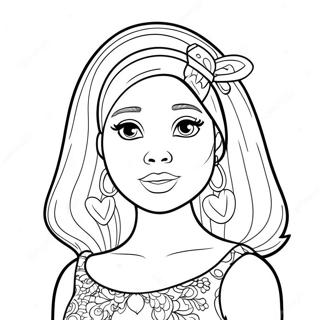 Pagina Para Colorir Da Barbie Negra 43662-36340