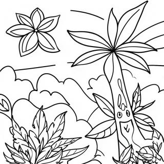 Pagina Para Colorir Da Natureza Com Tema 420 43683-36347