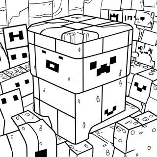 Pagina Para Colorir Do Bloco Tnt Do Minecraft 43702-36364