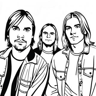 Pagina Para Colorir Membros Da Banda Nirvana 43753-36405