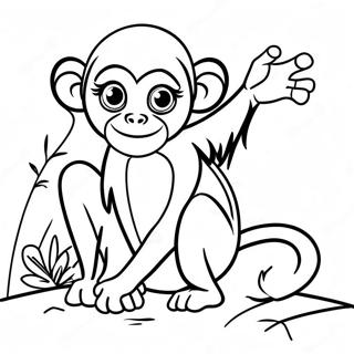 Pagina Para Colorir Macaco Aranha 43792-36426