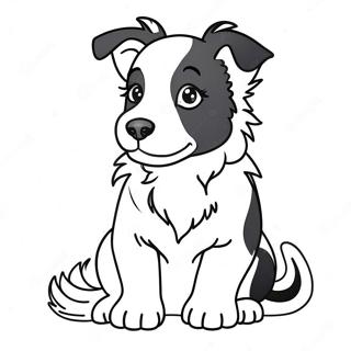 Pagina Para Colorir Filhote De Border Collie 43802-36436