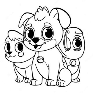 Pagina Para Colorir Dos Amigos Cachorrinhos 4380-3530