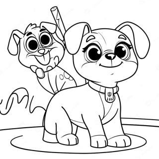 Pagina Para Colorir Da Aventura Dos Amigos Cachorrinhos 4381-3535