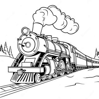 Pagina Para Colorir Da Locomotiva Do Polar Express 43872-36504