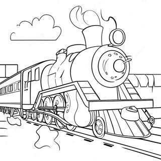 Pagina Para Colorir Do Trem Fantastico Do Polar Express 43873-36496