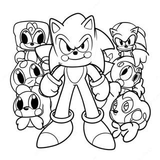 Pagina Para Colorir Sonic Prime Nine 43942-36551