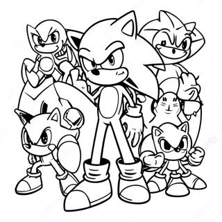 Pagina Para Colorir Personagens Sonic Prime Nine 43943-36555