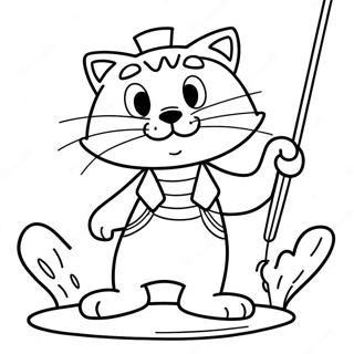 Pagina Para Colorir Da Aventura De Pesca Do Big The Cat 43983-36578