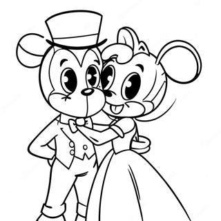 Pagina Para Colorir De Casais Da Disney 44022-36614