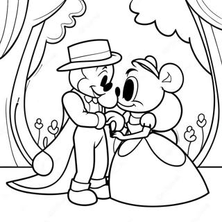 Pagina Para Colorir De Casais Da Disney 44022-36615