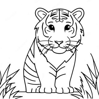 Pagina Para Colorir De Tigres Majestosos Em Perigo 44163-36732