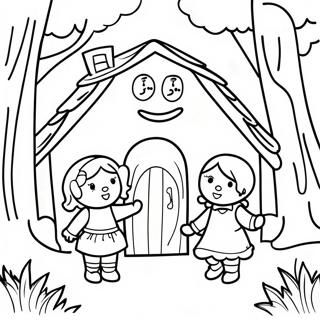 Pagina Para Colorir De Joao E Maria No Bosque 44203-36768