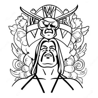 Pagina Para Colorir Da Wwe 4420-3564