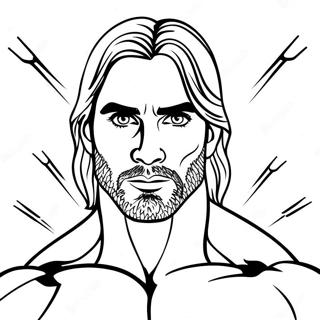 Pagina Para Colorir Do Seth Rollins Wwe 44232-36790