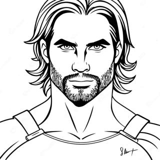 Pagina Para Colorir Do Seth Rollins Wwe 44232-36791