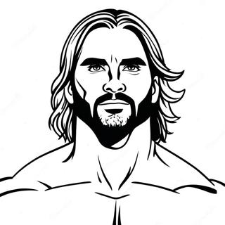 Pagina Para Colorir Do Seth Rollins Em Acao 44233-36786