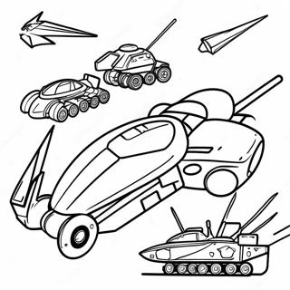 Pagina Para Colorir Dos Battlebots Ferozes Em Acao 44283-36829